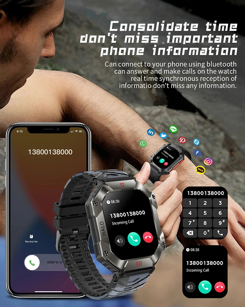 Smartwatch SoldierPro [O MAIS RESISTENTE DO MUNDO]